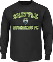 MLS Big & Tall Seattle Sounders Logo Black T-Shirt