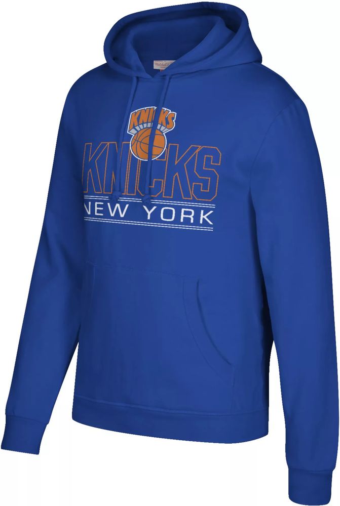 Dick's Sporting Goods Mitchell & Ness Men's New York Knicks Royal Blocked  Shot Fleece Hoodie