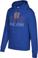 Men's New York Mets Mitchell & Ness Royal Head Coach Pullover Hoodie