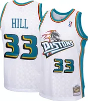 Mitchell & Ness Men's 1998 Detroit Pistons Grant Hill #33 White Hardwood Classics Swingman Jersey