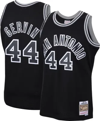 Mitchell & Ness Men's 1977 San Antonio Spurs George Gervin #44 Black Hardwood Classics Swingman Jersey