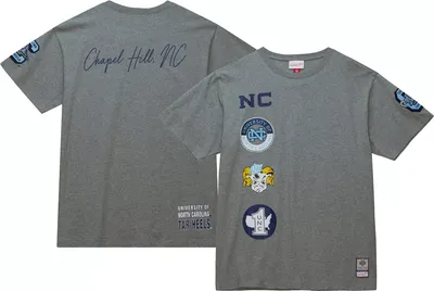 Mitchell & Ness Men's North Carolina Tar Heels Grey City Collection T-Shirt