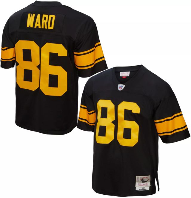 Franco Harris white Stitched Jersey Mitchell & Ness