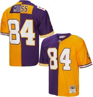 Mitchell & Ness Men's Minnesota Vikings Randy Moss #84 1998 Split Throwback Jersey