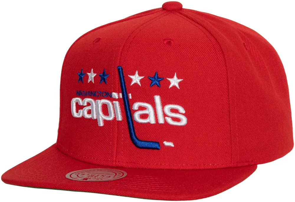 Mitchell & Ness Washington Capitals Alternate Flip Snapback Adjustable Hat