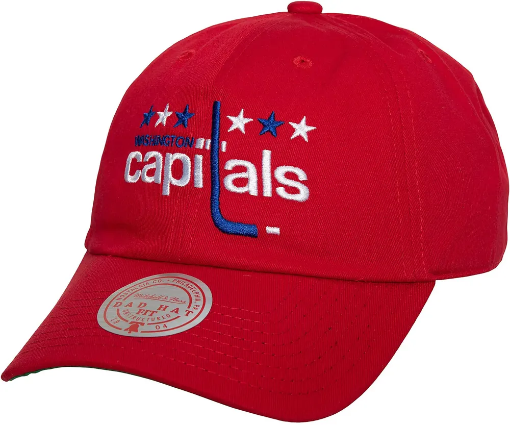 Mitchell & Ness Washington Capitals Ground Snapback Adjustable Hat