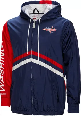 Mitchell & Ness Washington Capitals Undeniable Navy Windbreaker Jacket