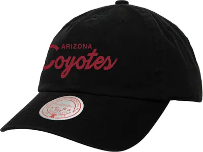 Mitchell & Ness Arizona Coyotes Script Adjustable Dad Hat