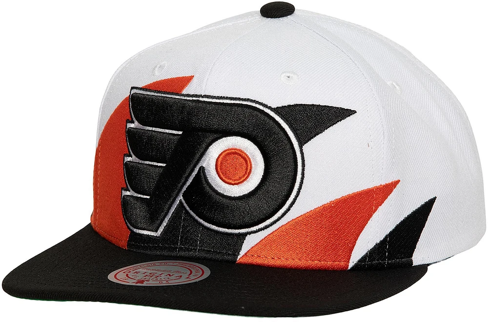 Mitchell & Ness Philadelphia Flyers Sharktooth Snapback Adjustable Hat