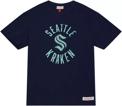 Mitchell & Ness Seattle Kraken 2023 Slub Navy T-Shirt