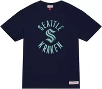 Mitchell & Ness Seattle Kraken 2023 Slub Navy T-Shirt