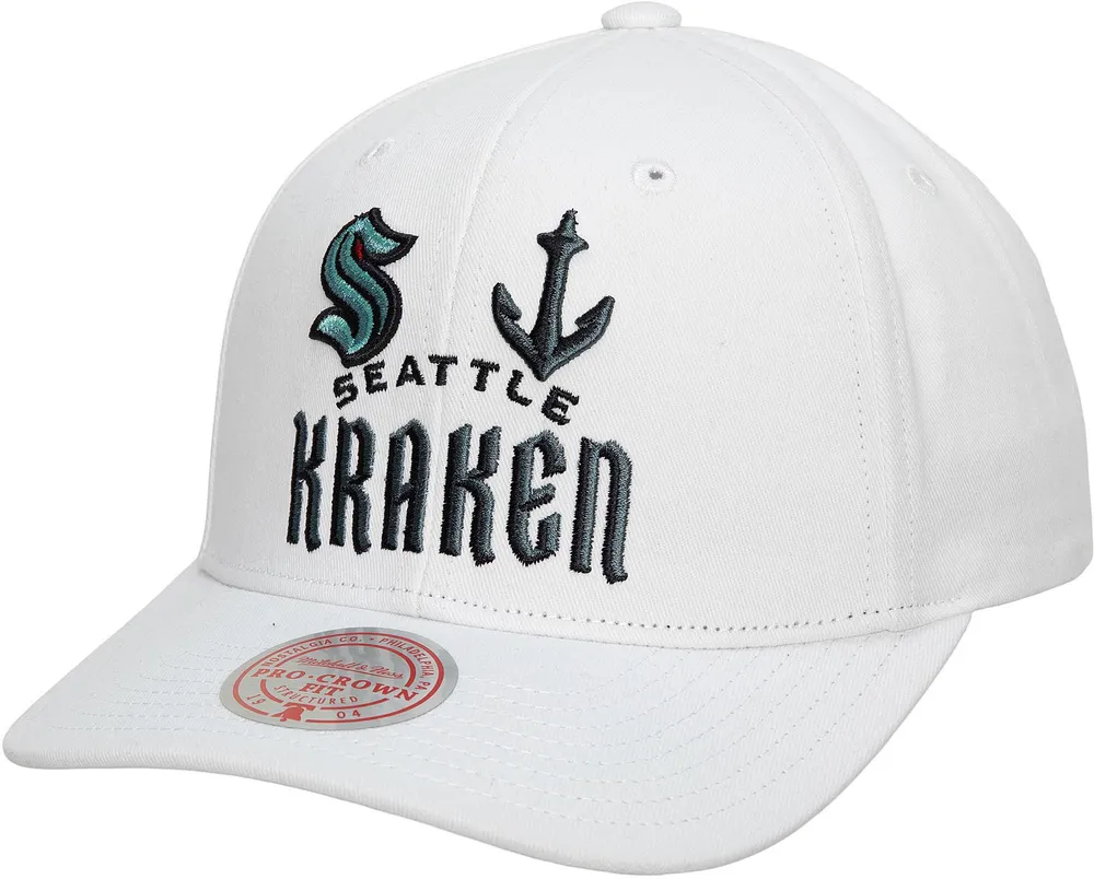 Mitchell & Ness Seattle Kraken All-In Adjustable Snapback Hat