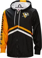 Mitchell & Ness Men's Pittsburgh Penguins Black Undeniable Windbreaker