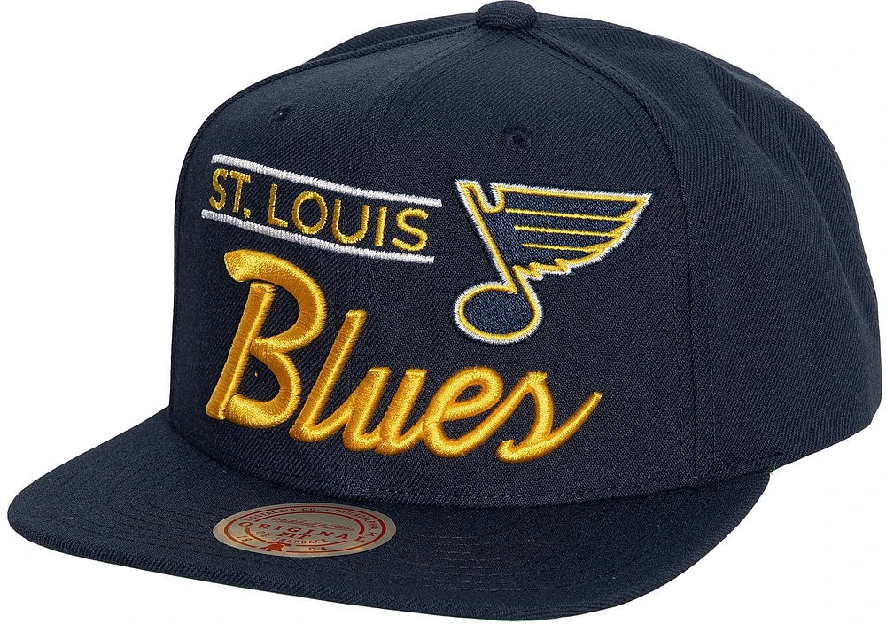 Mitchell & Ness St. Louis Blues '22-'23 Special Edition Lockup Snapback Adjustable Hat