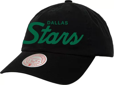 Mitchell & Ness Dallas Stars Script Adjustable Dad Hat