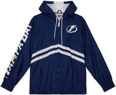 Mitchell & Ness Tampa Bay Lightning Undeniable Navy Windbreaker Jacket