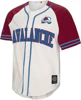 Mitchell & Ness Colorado Avalanche White Baseball Jersey