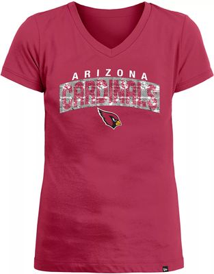 New Era Girls' Chicago Bears Sequins Pink T-Shirt