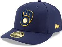 New Era Men's Milwaukee Brewers Navy 59Fifty Fitted Hat