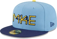 New Era Men's Milwaukee Brewers 2022 City Connect 59Fifty Fitted Hat