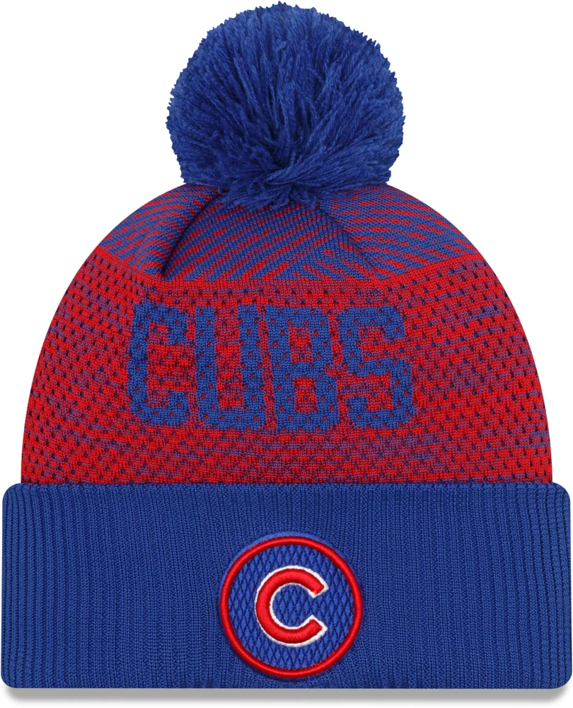 New Era Men's Chicago Cubs Blue Authentic Collection Knit Hat