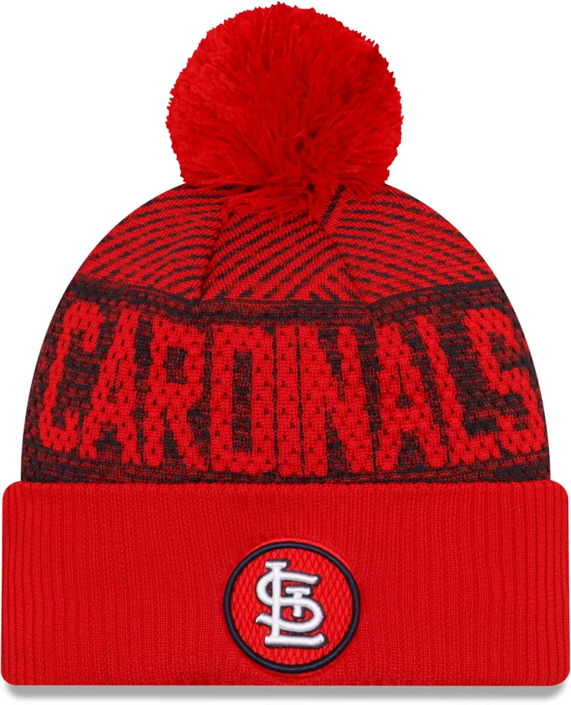 New Era Men's St. Louis Cardinals Red Authentic Collection Knit Hat