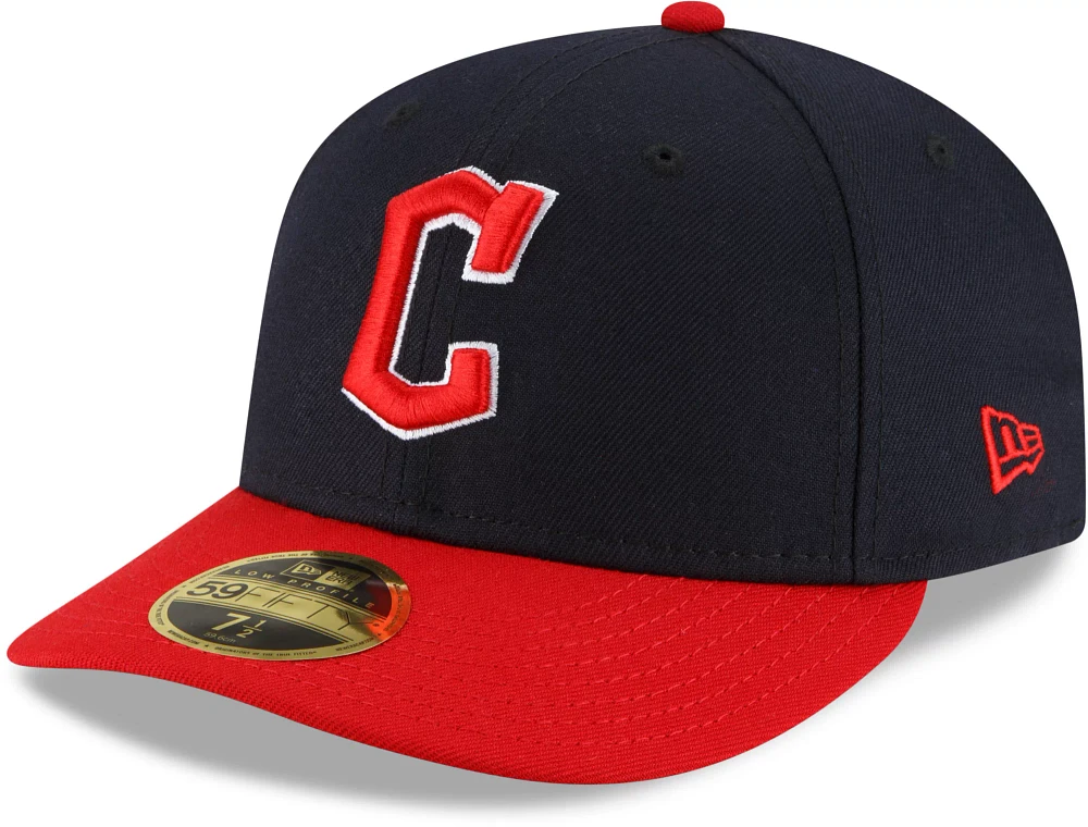 New Era Men's Cleveland Guardians Navy 59Fifty Authentic Collection Home Fitted Hat