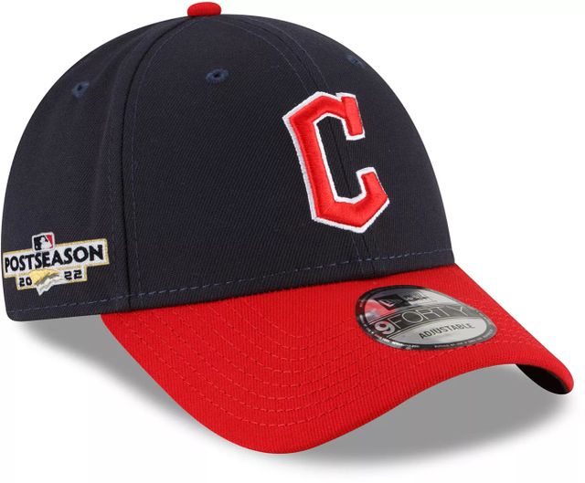 Men's Cleveland Guardians New Era Navy/Red 2022 Postseason Side