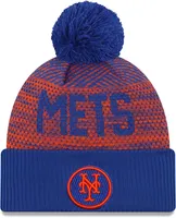 New Era Men's New York Mets Blue Authentic Collection Knit Hat