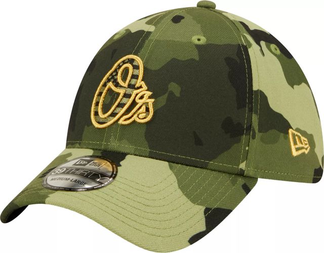 New Era Baltimore Orioles Camo 2022 Armed Forces Day Bucket Hat