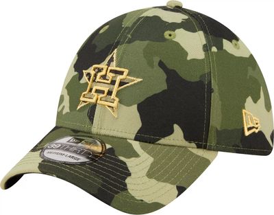 Men's Houston Astros New Era Camo 2022 Armed Forces Day 39THIRTY Flex Hat