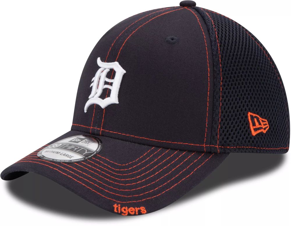 New Era Men's Detroit Tigers Navy 39Thirty Stretch Fit Hat