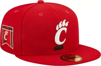 New Era Men's Cincinnati Bearcats Red 59Fifty Banner Hat