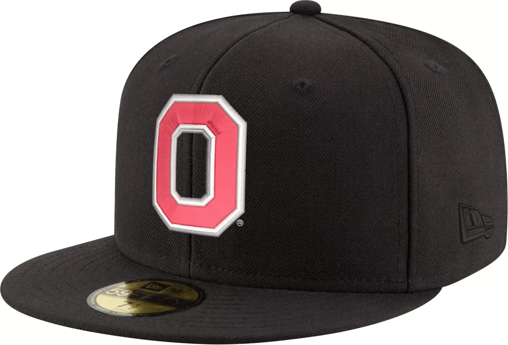 New Era Men's Ohio State Buckeyes Black Woody Fitted Hat