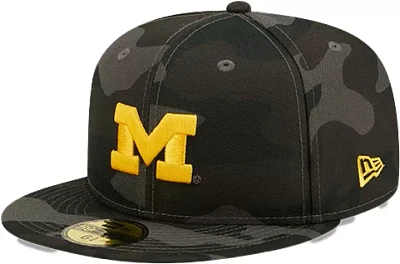 New Era Men's Michigan Wolverines Grey 59Fifty Hat