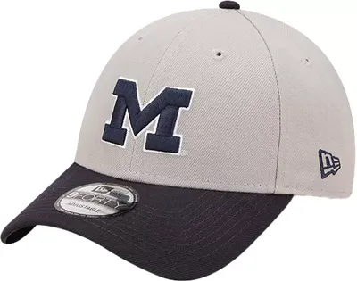 New Era Men's Michigan Wolverines Grey League Adjustable Hat