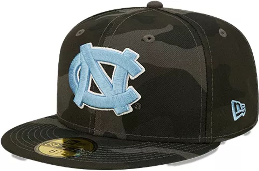 New Era 59Fifty University Of North Carolina UNC Tar Heels Black