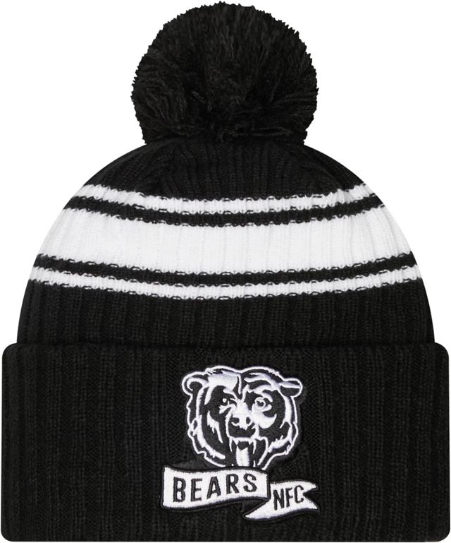 Youth New Era Black Chicago Bears Social Justice Cuffed Knit Hat