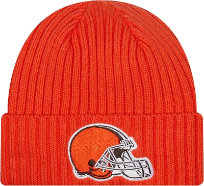 New Era Men's Cleveland Browns Core Classic Orange Cuffed Beanie