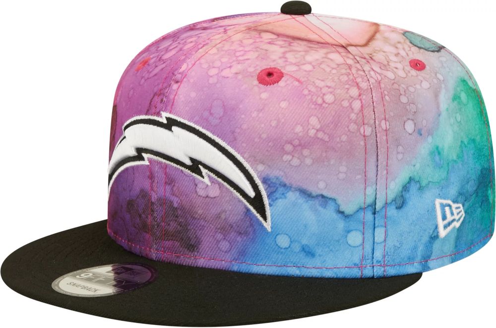 New Era Los Angeles Chargers Crucial Catch Tie Dye 9Fifty Adjustable Hat