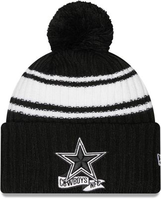 Dallas Cowboys CAMO-TOP Black-Army Camo Knit Beanie Hat