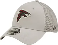 New Era Men's Atlanta Falcons Team Neo Grey 39Thirty Stretch Fit Hat