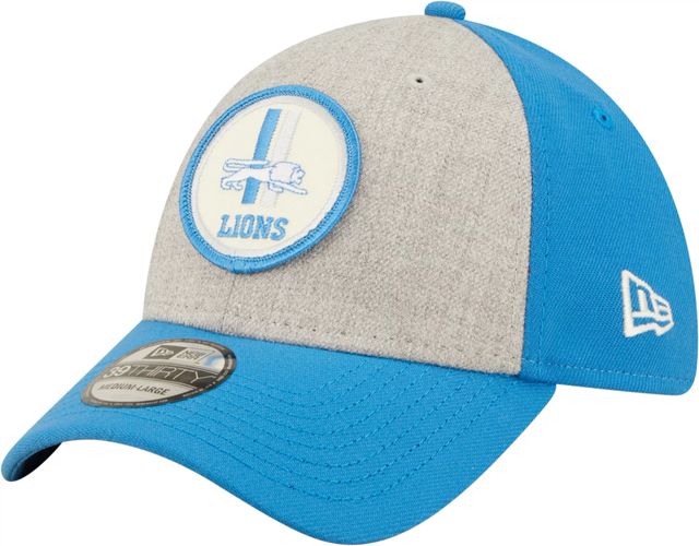 Dick's Sporting Goods New Era Men's Detroit Lions Sideline Historic  39Thirty Grey Stretch Fit Hat