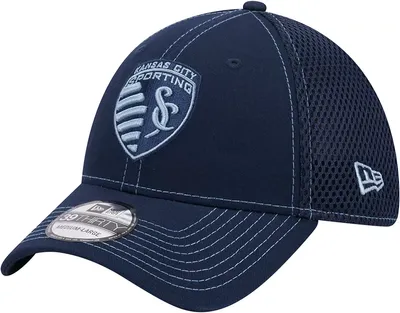 New Era Sporting Kansas City 39Thirty Team Neo Navy Stretch Hat