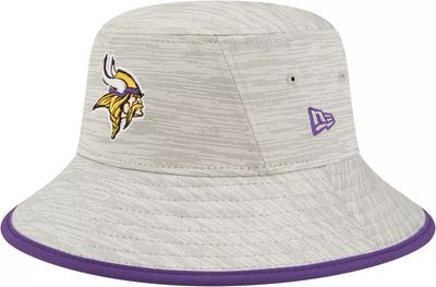 Men's Minnesota Vikings Distinct 39Thirty Grey Stretch Fit Hat