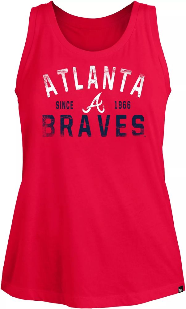Dick's Sporting Goods New Era Women's Atlanta Braves Red Open Back Tank Top