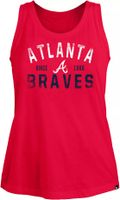 New Era Women's Atlanta Braves Navy Tank Top