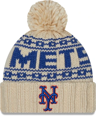 New Era Women's New York Mets Tan Sport Knit