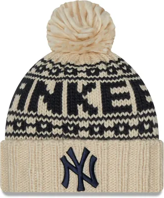 New Era Women's New York Yankees Tan Sport Knit