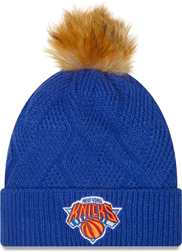 New Era Women's New York Knicks Snowy Knit Hat